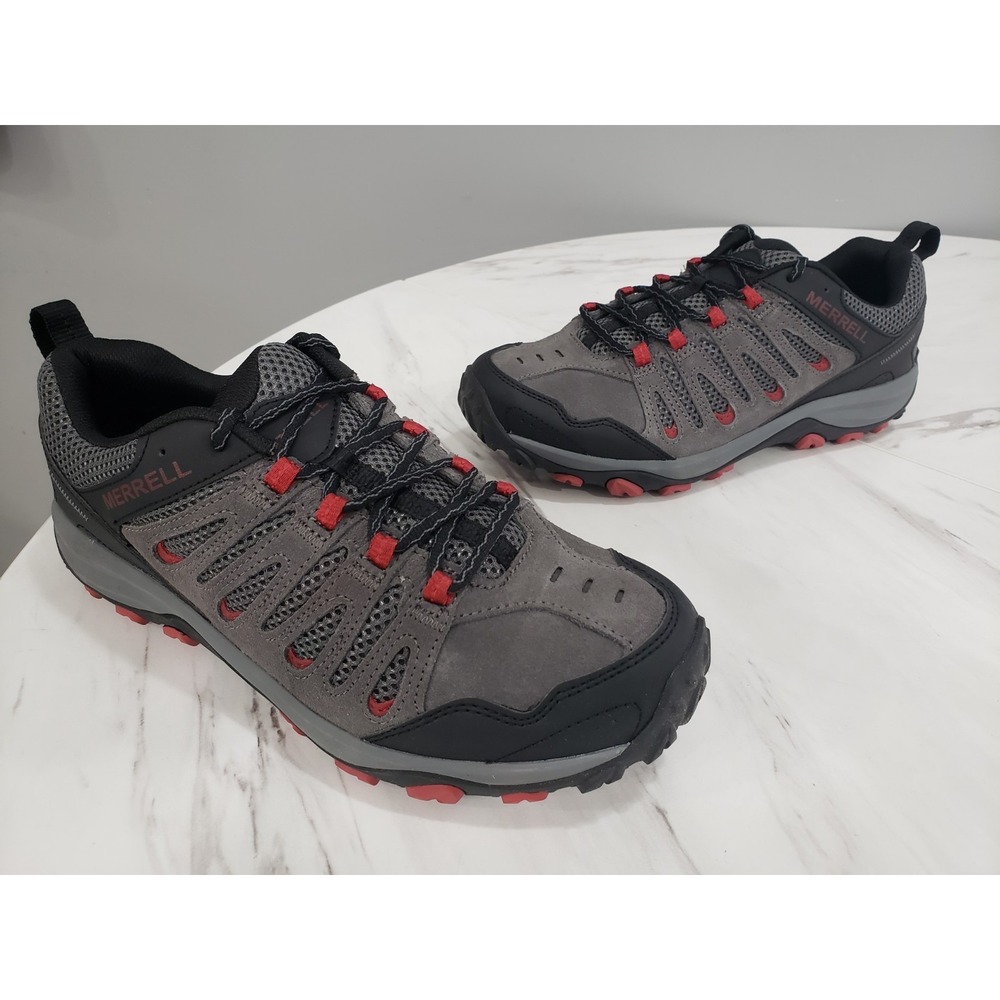 NEW NO BOX 10 WIDE Merrell Crosslander 3 Hiking Shoes Granite Gray Trail J135675